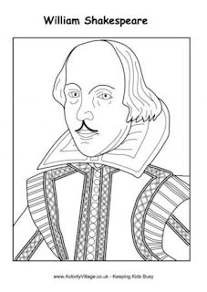 Shakespeare Colouring Pages