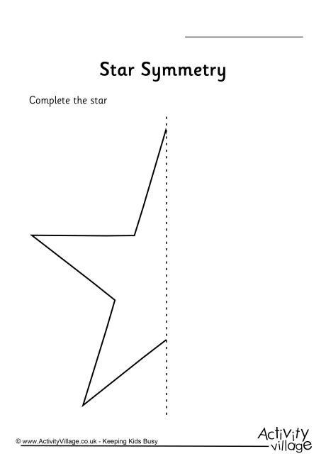 star-symmetry-worksheet