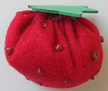 Strawberry Pincushion craft