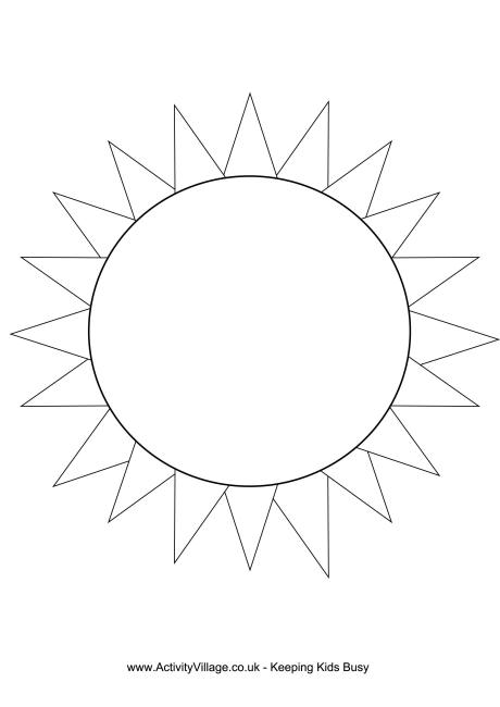Sun Writing Frame
