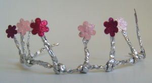 Tiara Craft - sparkly flower tiara