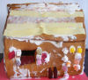 Traditional gingerbread house