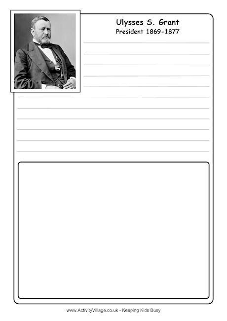 ulysses grant coloring pages - photo #31