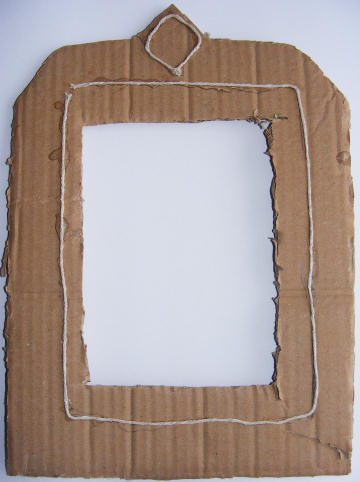Frame with string