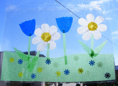 Window Pictures Summer Craft for Kids