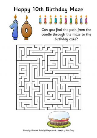 Happy Birthday Colouring Card