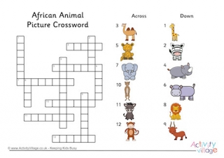 More African Animal Puzzles