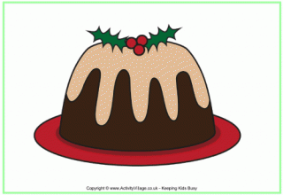 Learn to Draw a Christmas Pudding