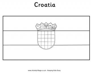 Croatia Flag Printables For Kids