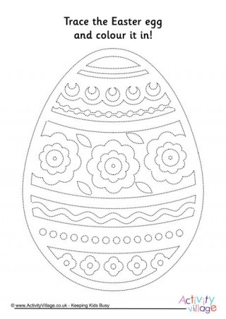 Easter Tracing Pages