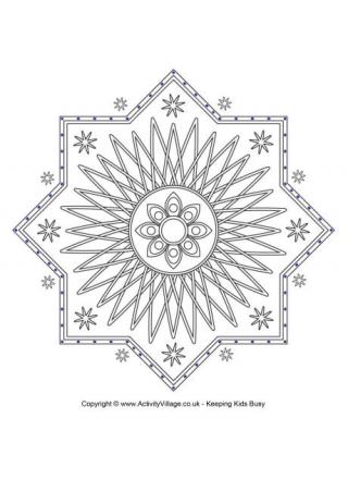 Eid Colouring Pages