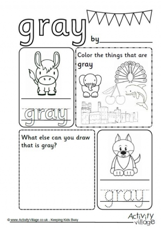 Colour Worksheets