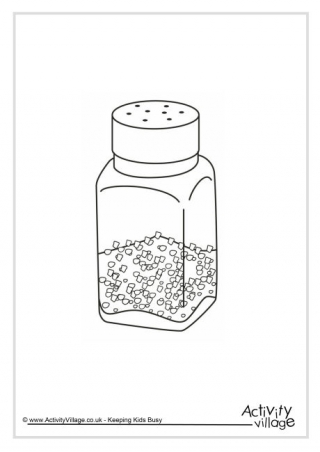 Food and Drink Colouring Pages