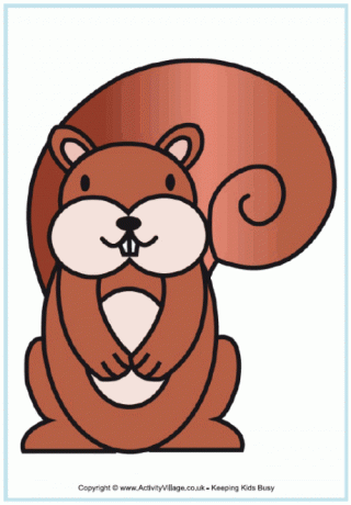 Squirrel Printables