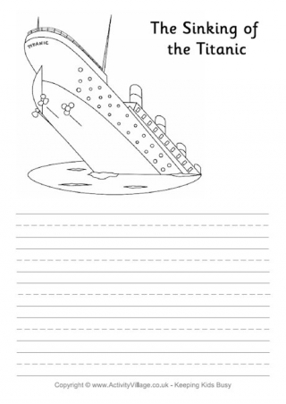 Titanic Timeline Worksheets