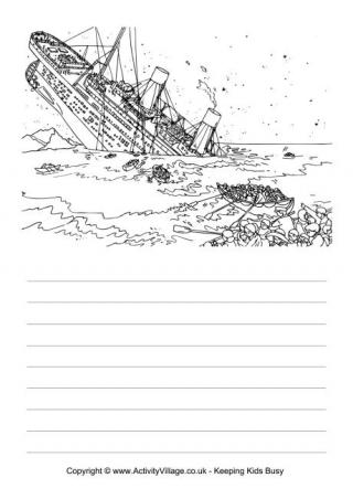 Titanic Story Paper 2 Handwriting
