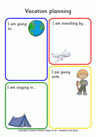 Summer Planning Sheets