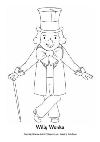 Charlie Bucket Colouring Page