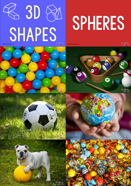 3D shapes photographic slideshow