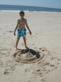 Josh's sandcastle