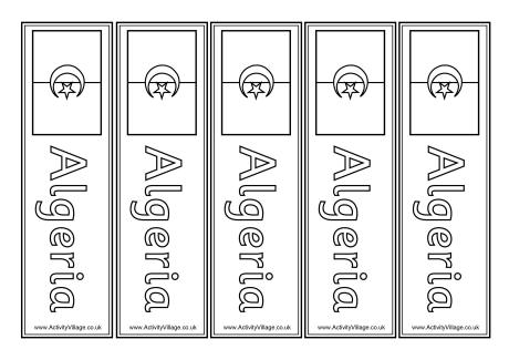 Algeria bookmarks