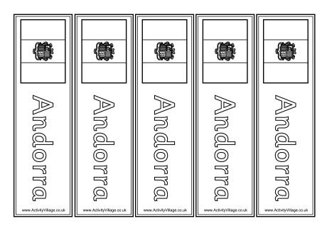 Andorra bookmarks
