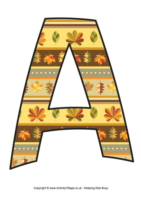 autumn-letter-a