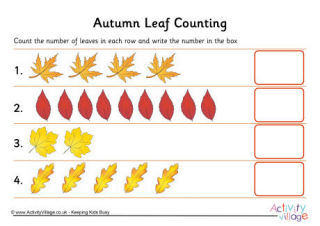 Autumn Handwriting Worksheets