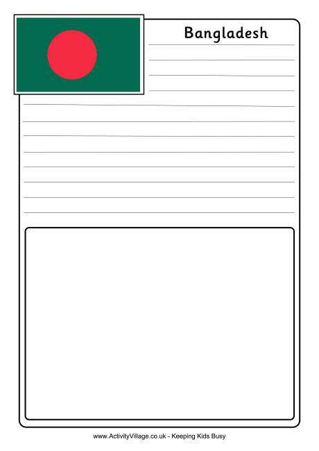Bangladesh notebooking page