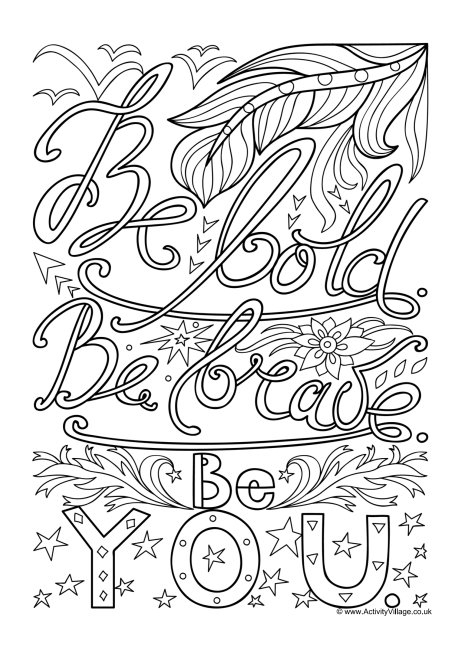 Bold Coloring Pages Coloring Pages