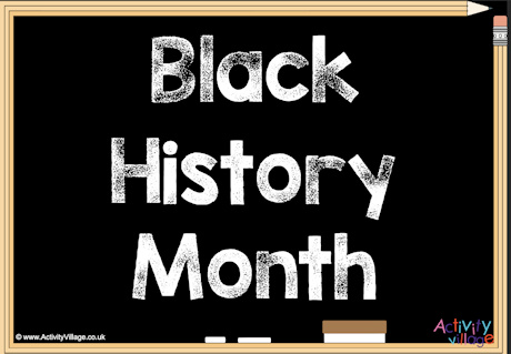 Black History Month poster