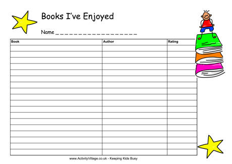 Books enjoyed