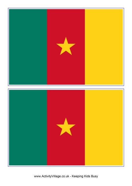 Download Cameroon Flag Printable