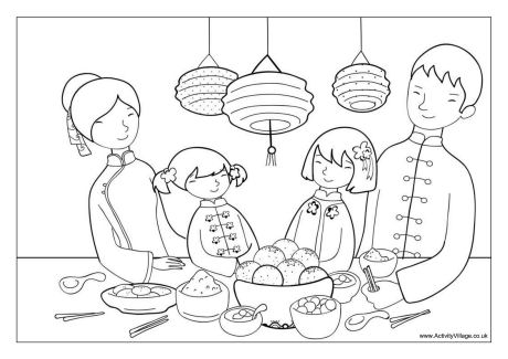7200 Chinese New Year Coloring Pages Pdf  Images