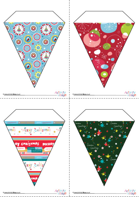 Christmas Bunting 1 - Large