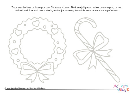 Christmas pictures pencil control 1