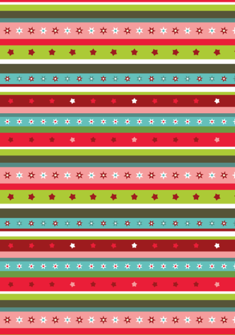 Christmas Scrapbook Paper - Stars and Stripes