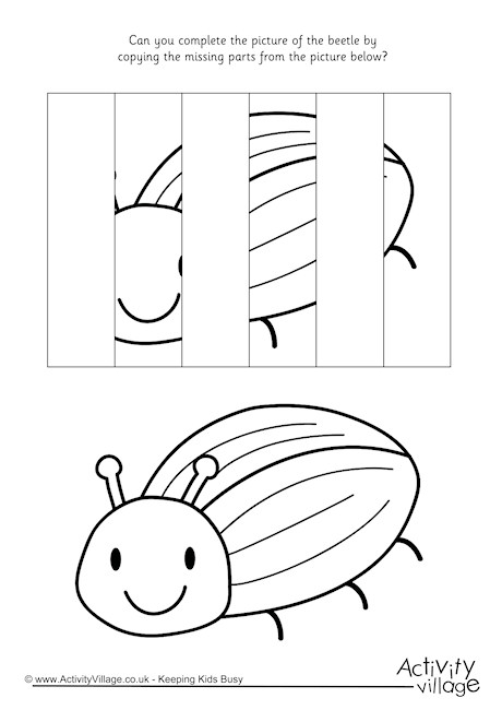 Complete The Beetle Puzzle