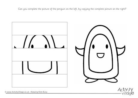 Complete The Penguin Puzzle