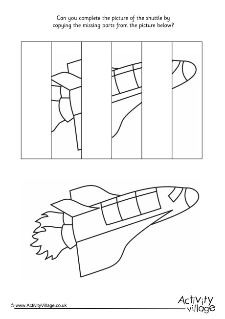 Complete The Shuttle Puzzle