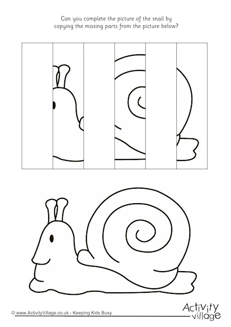 Complete The Snail Puzzle