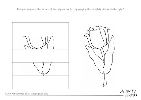 Complete the Tulip Puzzle