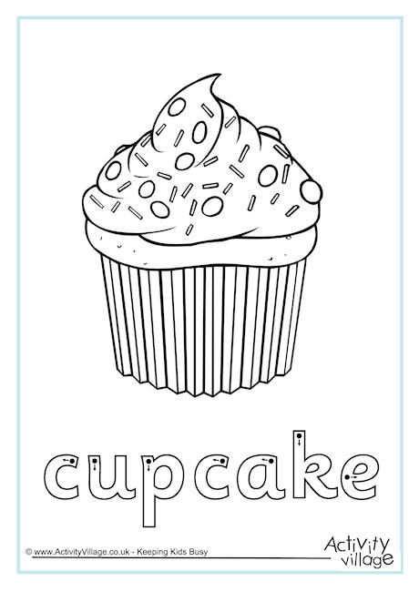 Cupcake Finger Tracing