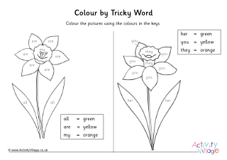 Daffodil Worksheets