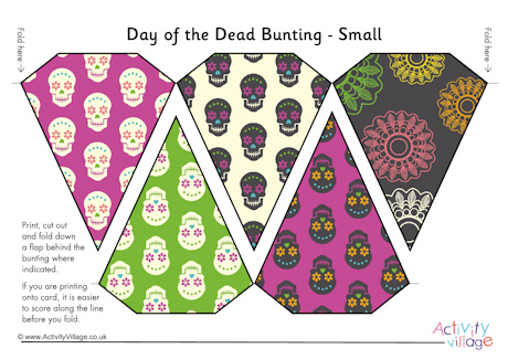 Day of the Dead bunting - small
