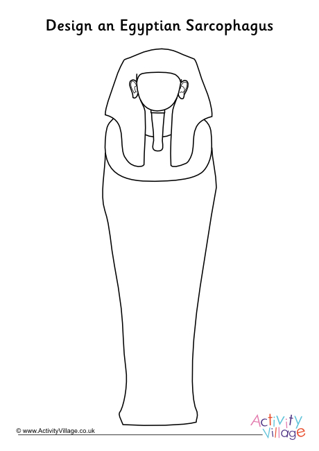 Design an Egyptian sarcophagus