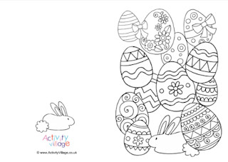 Easter Colouring Cards
