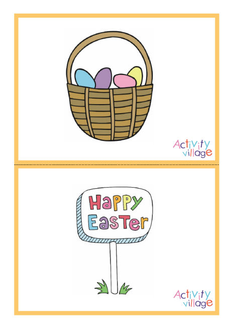 Easter picture flashcards