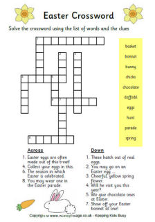 Easter Word Puzzles