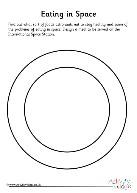 Eating In Space Worksheet